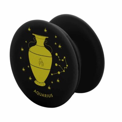 Zodiac Sign Aquarius - Pop Grip | Phone Stand | Mobile Holder - 2