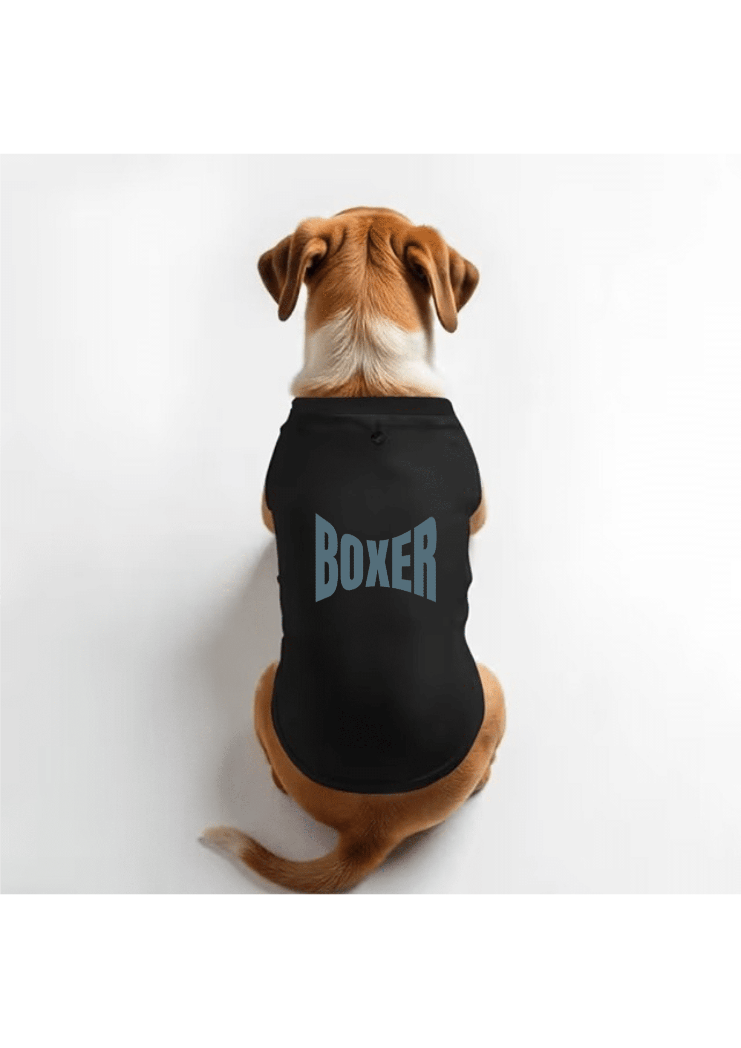 Custom Printed Black Pet T-Shirt – Personalized Dog T-Shirt with Name – Soft & Comfortable Pet Clothing - Image 2