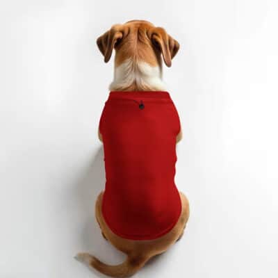 Custom Printed Pet Tshirt - Red